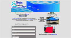 Desktop Screenshot of efraimestofados.com