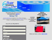 Tablet Screenshot of efraimestofados.com